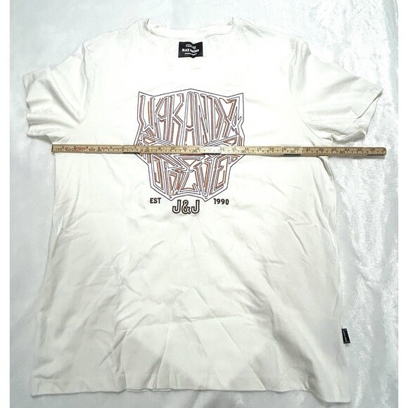 Jack And Jones Rare Wakanda Forever Marvel Embroidered T-shirt 2XL XXL - Picture 6 of 7